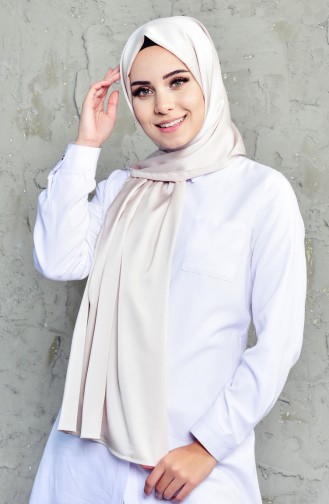 Double Sided Crepe Shawl 70084-04 Beige 04