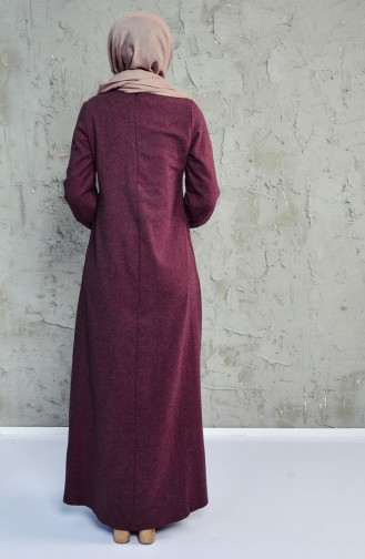 Robe Hijab Bordeaux 2103-06