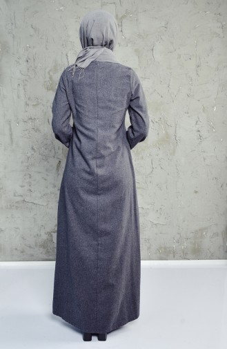 Robe Hijab Fumé 2103-01