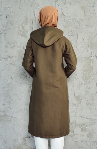 Khaki Trench Coats Models 4061-03