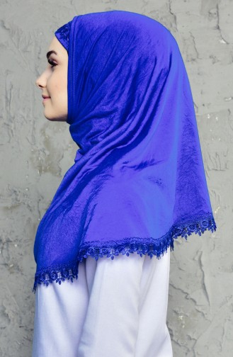 Dantelli Namaz Örtüsü 60068-06 Saks