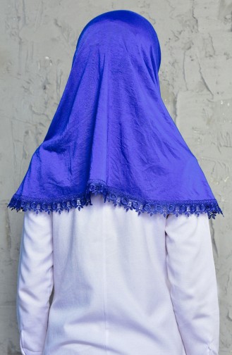 Dantelli Namaz Örtüsü 60068-06 Saks 60068-06