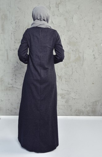 Black Hijab Dress 2103-05