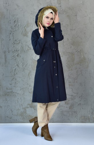 Navy Blue Coat 15027-01