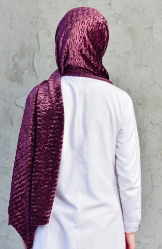 Velvet Shawl 1019-10 Plum 1019-10