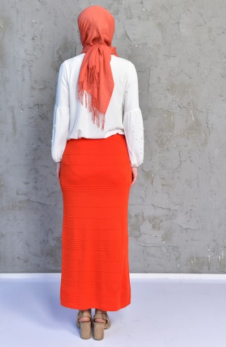 Knitwear Skirt 31441-12 Orange 31441-12