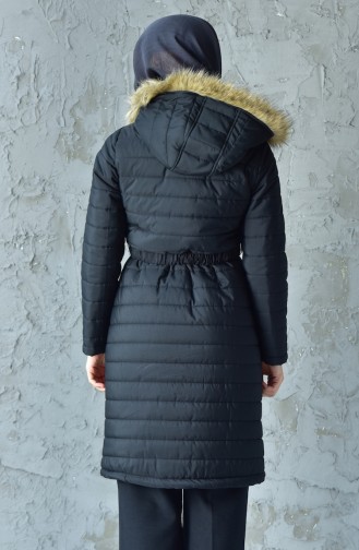 Hooded Padded Coat 5095-01 Black 5095-01