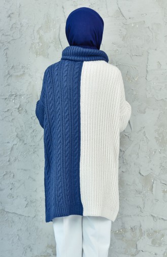 Knitwear Pearl Sweater 0406-02 İndigo Beige 0406-02