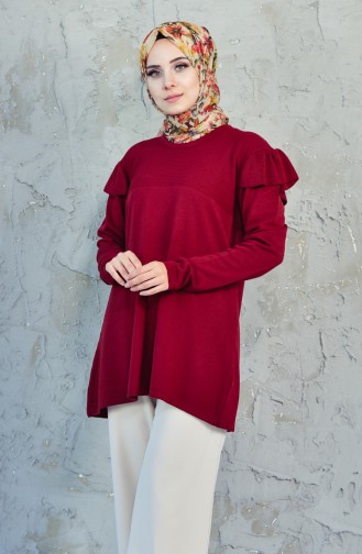 Weinrot Pullover 0320-03