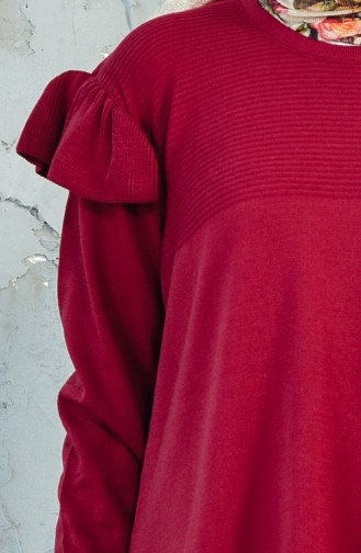 Claret Red Sweater 0320-03