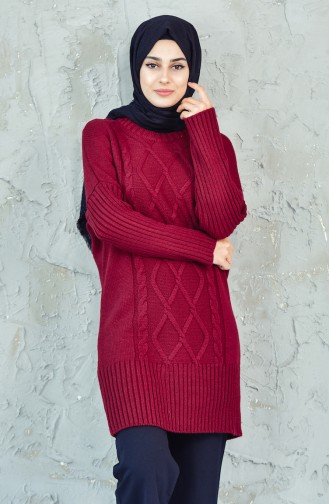 Claret Red Sweater 0411-08