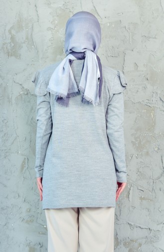 Pull Tricot 0320-02 Gris 0320-02