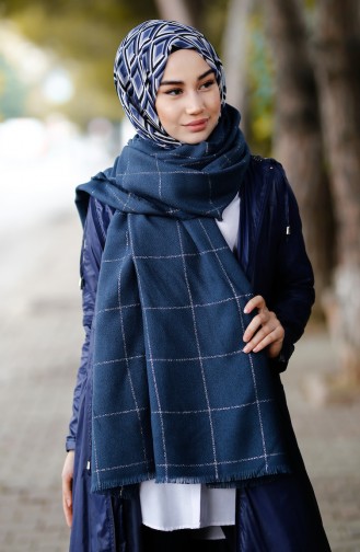 Indigo Sjaal 7001-10