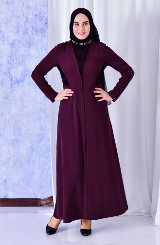 Robe a Dentelle 1623864-501 Plum Foncé 1623864-501