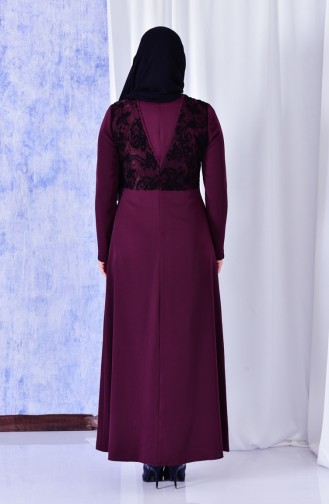 Robe a Dentelle 1623864-501 Plum Foncé 1623864-501