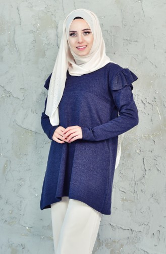 Knitwear Sweater 0320-09 Navy 0320-09