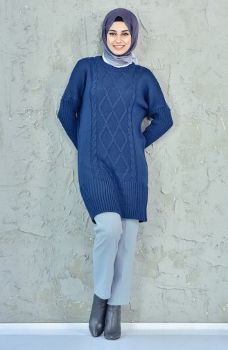 Navy Blue Sweater 0411-02