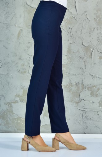 TUBANUR Zippered Pants 2988-02 Navy Blue 2988-02