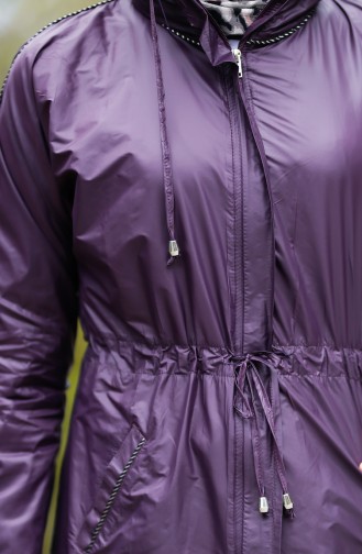 Hooded Raincoat 1992-03 Purple 1992-03