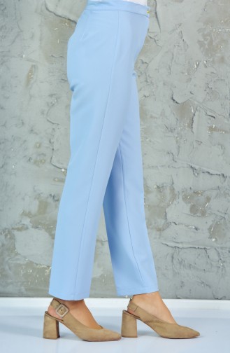Straight Trousers Pants 1004-35 Baby Blue 1004-35