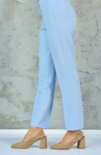 Straight Trousers Pants 1004-35 Baby Blue 1004-35
