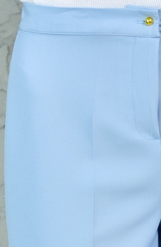 Straight Trousers Pants 1004-35 Baby Blue 1004-35