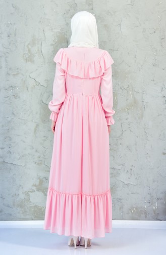 Pleated Dress   60708-04 Pink 60708-04
