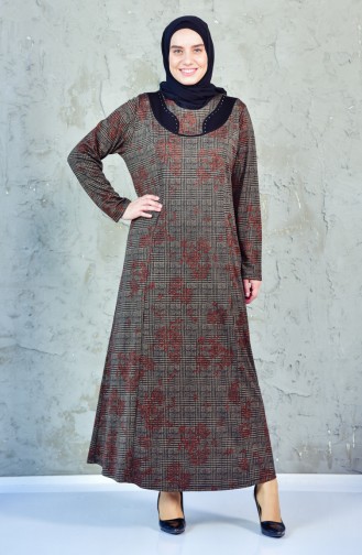 Mink Hijab Dress 4311A-04