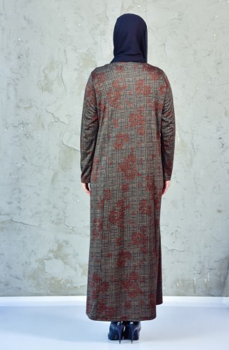 Mink Hijab Dress 4311A-04