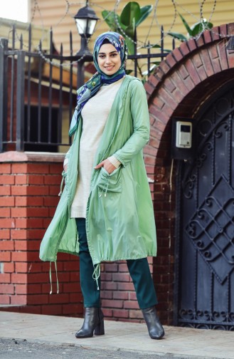 Green Almond Raincoat 1990-06
