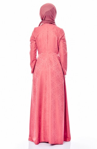 Pleated Dress 8140-03 Rose Dry 8140-03