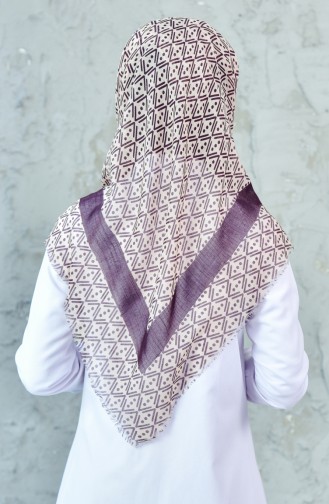 Çukur Desenli Eşarp 901385-04 Kahve