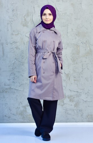 Dunkel-Lila Trench Coats Models 90001-09