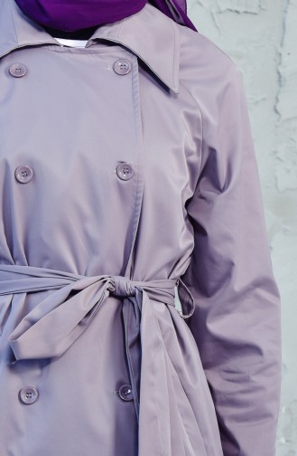 Dark Lilac Trench Coats Models 90001-09