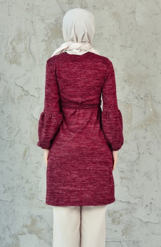 Embroidered Tunic 5024-02 Claret Red 5024-02