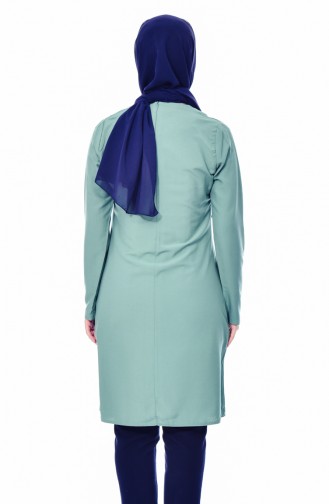 Kolyeli Tunik 3053-19 Çağla Yeşil