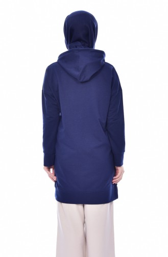 Hooded Sweatshirt 5197-03 Navy Blue 5197-03