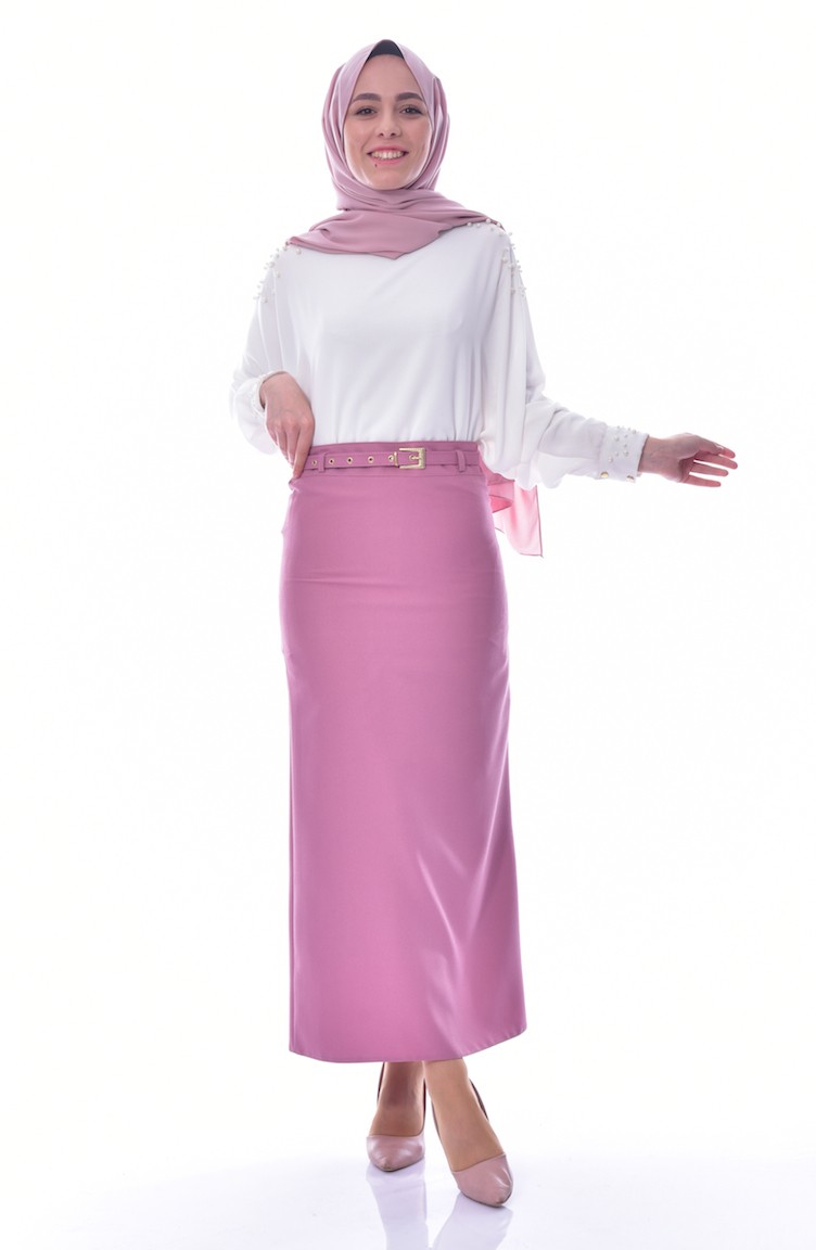 Jupe crayon rose pale deals