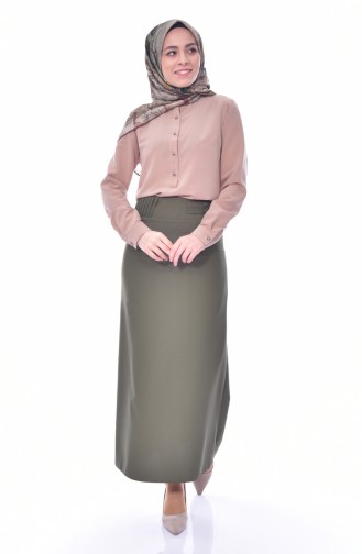 Khaki Skirt 0514-05