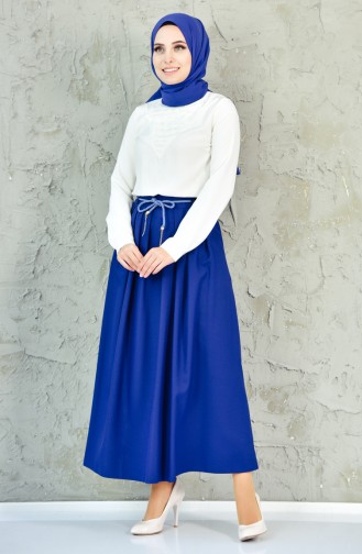Navy Blue Skirt 0513-06