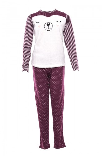 Bottom Women´s Pajamas Suit MAN9543-01 Plum 9543-01