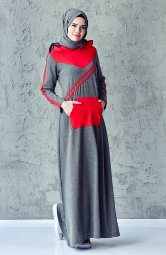 Hooded Sport Dress 1009-05 Anthracite 1009-05