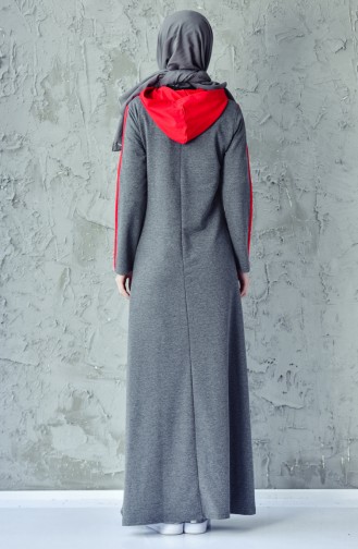 Hooded Sport Dress 1009-05 Anthracite 1009-05