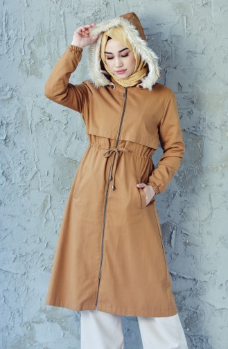Caban Taille Plissée 4019-01 Camel 4019-01