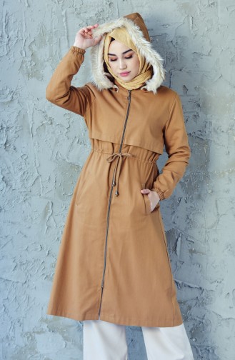 Pleated Waist Coat 4019-01 Camel 4019-01