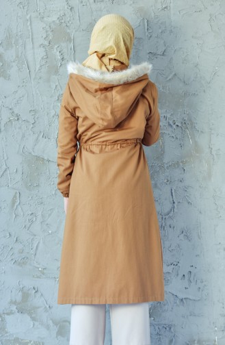 Pleated Waist Coat 4019-01 Camel 4019-01