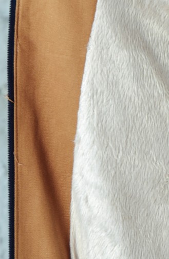 Caban Taille Plissée 4019-01 Camel 4019-01