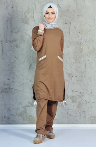 Tracksuit Suit 18043-10 Brown 18043-10