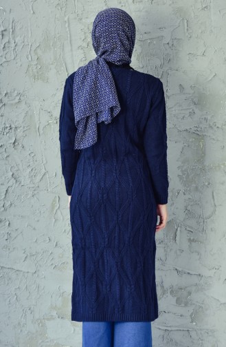Triko Uzun Tunik 1707-03 Lacivert 1707-03
