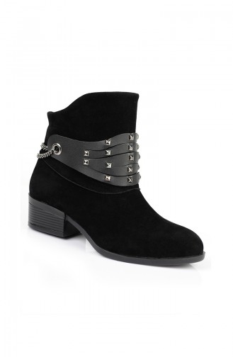 Black Boots-booties 4101AB-01